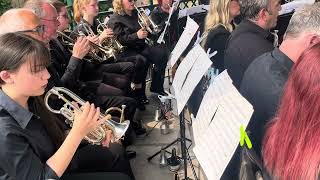 2  Overture Yeoman of the Guard  Unite the Union Brass Band  Wetherby Bandstand 18th June 2023 [upl. by Putnem469]