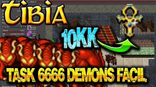 DONDE hacer la TASK de 6666 DEMONS RAPIDO en TIBIA [upl. by Magbie]