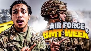 AIR FORCE BMT WEEK 5PT TEST🏃🏽CATM amp MORE✈️ [upl. by Aruol]