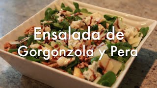 Ensalada de Gorgonzola y Pera  Recetas de Ensaladas ✅ [upl. by Nasas]