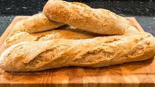 Wholemeal Baguettes made easy at home [upl. by Dara734]