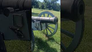 Cannon in Ft Smith Arkansas historical site cannon civilwar history nationalparks [upl. by Nonnaehr100]