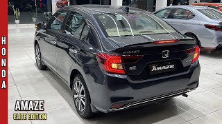 New 2024 Honda Amaze Facelift ELITE Edition  Top Model with new Features 🔥 Walkaround Review [upl. by Arley]