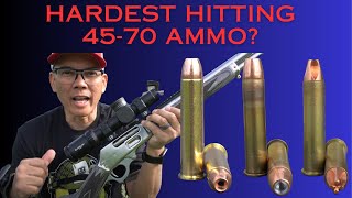 What Is The Hardest Hitting 4570 Ammo  Marlin 1895 SBL [upl. by Enyehc]