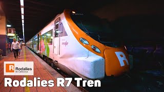 R7 Tren  Rodalies de Catalunya  Ruta Completa [upl. by Aicilaana474]