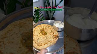 Bangalore Sunday morning yummy breakfast🤤alooparatha shorts paratha viralvideo foodshorts yt [upl. by Ainalem861]