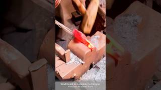 Traditional ironmaking craft relaxing satisfying shorts hardwork [upl. by Pero127]