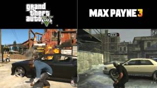 Grand Theft Auto V vs Max Payne 3 [upl. by Janina]