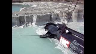 Cutting process on an IHC Beaver 50 cutter dredge [upl. by Wiersma734]