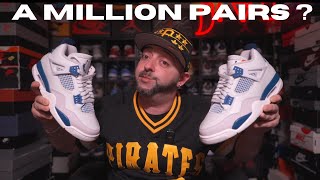 Is The Air Jordan 4 quotIndustrial Bluequot Rumored Stock Numbers True [upl. by Seftton]