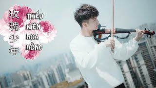 Thiếu niên hoa hồng Violin MV  玫瑰少年 Womxnly Violin [upl. by Nivanod]