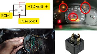 Car Engine Starting Problem Wiring issueCheck light amp Immobilizer light not coming on Metre [upl. by Doolittle]