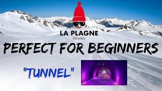 La Plagne Piste Guide Perfect for Beginners 4K Tunnel [upl. by Sewell]