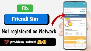 friendi sim not registered on network [upl. by Ainex]