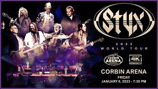 Styx  quotRenegadequot 4K Live Corbin KY  Corbin Arena First Show in 2023 [upl. by Lanam]