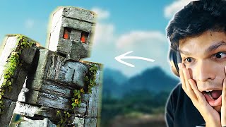 Real Life Iron Golem in Minecraft Movie 😱 [upl. by Yrok]