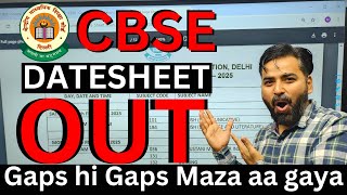 CBSE Datesheet OUTDetailed Analysis🔥🔥  Class 10 amp 12🔥🔥 [upl. by Ikiv386]