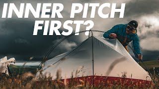 Would YOU TRUST an INNER PITCH First Tent for UK conditions Wild Camping in the MSR Access 1 [upl. by Wiltz]