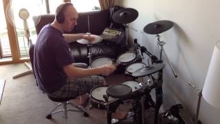 Todd Rundgren  I Saw The Light Roland TD12 Drum Cover [upl. by Dosi]