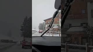 ❄NEVE SULLE DOLOMITI VENETE IL 12 SETTEMBRE PASSO CAMPOLONGO ARABBA IMBIANCATO [upl. by Nahpos821]