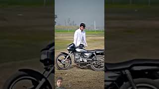 Bike stat 🩵🩵 funny comedy automobile attitude stunt tractertochan shortmusic farming tochen [upl. by Ennairoc]