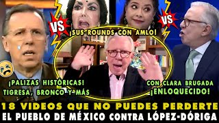 ¡HASTA DE BORRAAACHO LO ACUSARON TOP 18 MEGA PALIZAS VS JOAQUÍN LÓPEZ DÓRIGA  POR ANTI AMLO [upl. by Ynehpets]