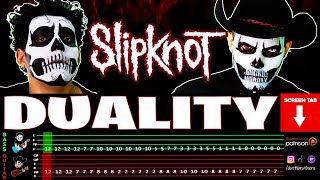 【SLIPKNOT】 Duality  cover by Dotti Brothers  GUITARBASS LESSON [upl. by Drusie]