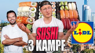 HENNSLER vs NOBEL RESTAURANT vs LIDL  Wer macht das BESTE SUSHI [upl. by Oiratnom388]