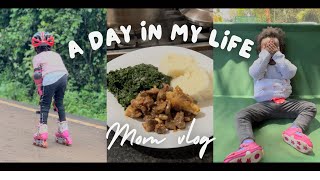 Mini mom life vlog  How to make ugali with goat meat [upl. by Ahsen]