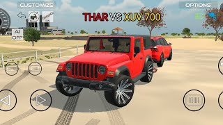 Thar VS XUV 7OO  indian vehicle simulater 3D [upl. by Anahsit]