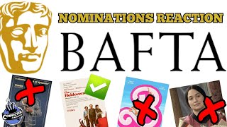 MY BAFTA FILM AWARDS 2024 NOMINATIONS REACTION  SHOCKS amp SNUBS [upl. by Aniham48]