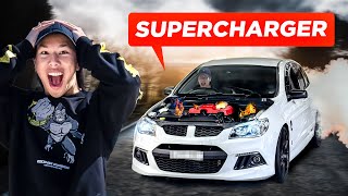 I SUPERCHARGED MY FIRST V8 AUSSIE CAR HSV R8 LSA  THE BARRA KILLER [upl. by Adian]