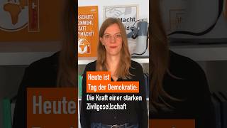 Tag der Demokratie Die Kraft einer starken Zivilgesellschaft [upl. by Ahsille]