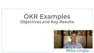 OKR Examples [upl. by Irap]