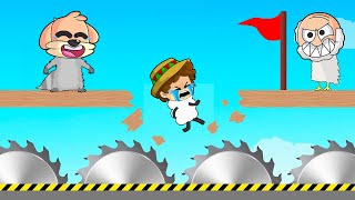 ¡NADIE ESCAPA de LAS TRAMPAS MAS PELIGROSAS 😂💀 en ¡ULTIMATE CHICKEN HORSE con SILVIO y DANY [upl. by Farrish]