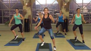 Cathe Friedrichs Strong and Sweaty Cardio Slam Workout [upl. by Arber]