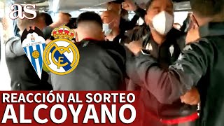 La reacción del ALCOYANO al ver que les toca el MADRID en COPA  Diario As [upl. by Genaro]