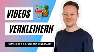 Videos verkleinern mit Handbrake So komprimierst du deine Videos ohne Qualitätsverlust [upl. by Groeg]