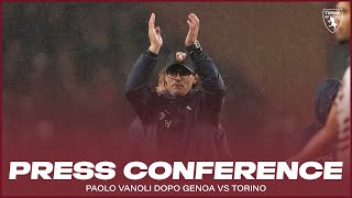 GENOA  TORINO  PRESS CONFERENCE MISTER VANOLI🎙️ [upl. by Ergener569]