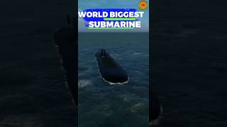 world biggest submarine ever built Typhoon class submarine in hindi shorts  inside submarine [upl. by Tedmann]