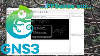 Installer PFSense sur GNS3 rendre la configuration permanente [upl. by Linoel]