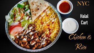 NYC HALAL CART Chicken and Rice [upl. by Pearle]