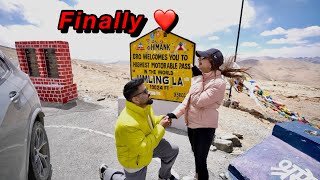 Finally my GIRLFRIEND REVEAL Proposal 😍 First BMW to reach UMLING LA 19300ft [upl. by Goth761]