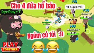 Dyn Bị 5 Đứa Hổ Báo Trường Mẫu Giáo trong BattleForest tấn công và cái kết  Play Together [upl. by Akiwak915]