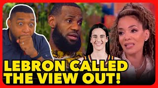 Lebron James DESTROYS The View For HATING Caitlin Clark [upl. by Naej]