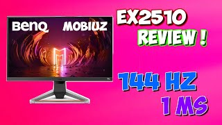 BenQ MOBIUZ EX2510 Review 144hz 1ms IPS Monitor [upl. by Meghann]