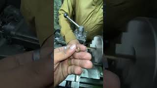 Small Brass Piece Cutting shortsfeed automachine lathemachine [upl. by Yahsat]