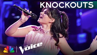 ThirteenYearOld Julia Roome Performs Sias quotUnstoppablequot Flawlessly  The Voice Knockouts  NBC [upl. by Sup]