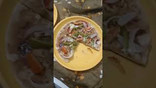 viralshort food homemadepoha pizza recipe cooking recipeideas 🍕🍕 [upl. by Enail]