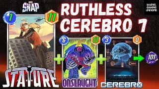 Cerebro’s 7Power Rules in Marvel snap ☠️🔥Marvel snap infinite marvelsnap viralvideo [upl. by Madda178]